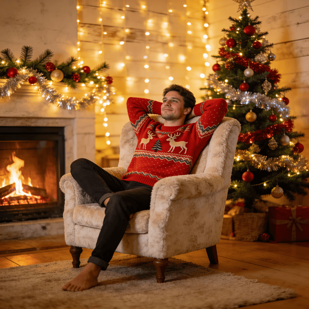 Cozy Christmas example generated with ByteDance SeeDream v4.5