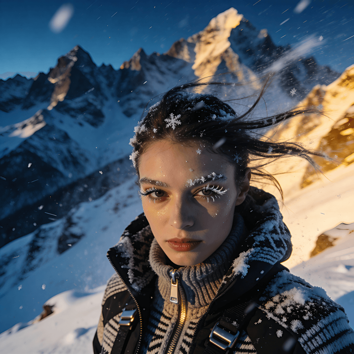 Cinematic Blizzard example generated with ByteDance SeeDream v4.5