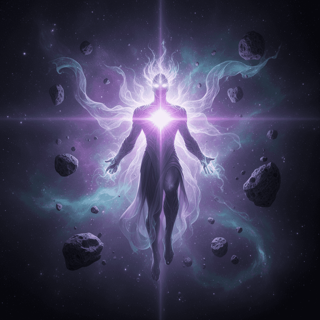 Cosmic Power example generated with Flux 2