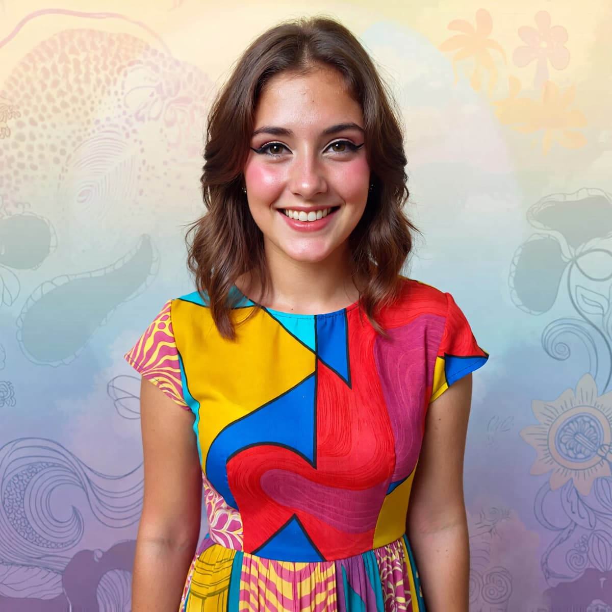 Groovy 60s example generated with ImagineArt 1.5