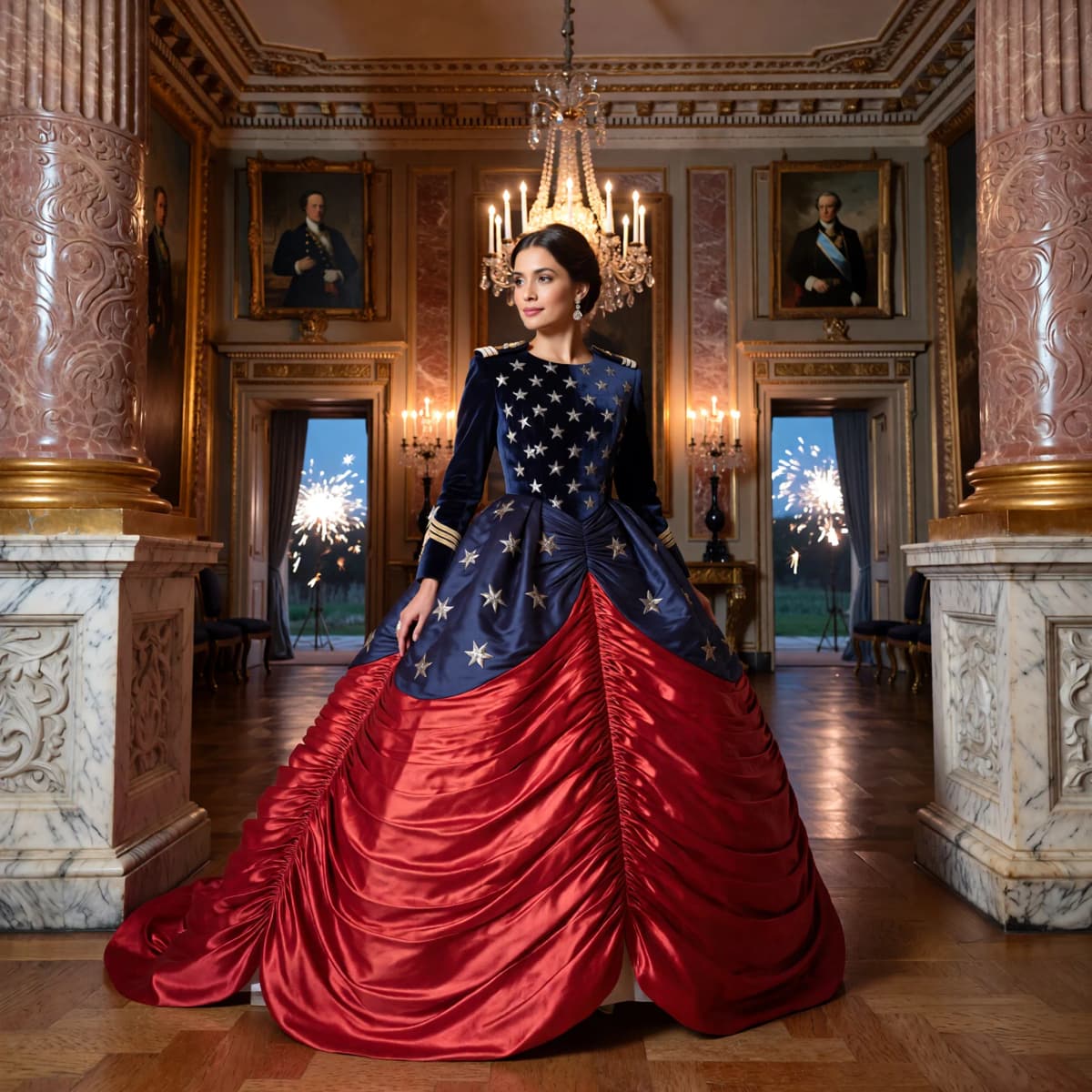 American Independence example generated with ImagineArt 1.5