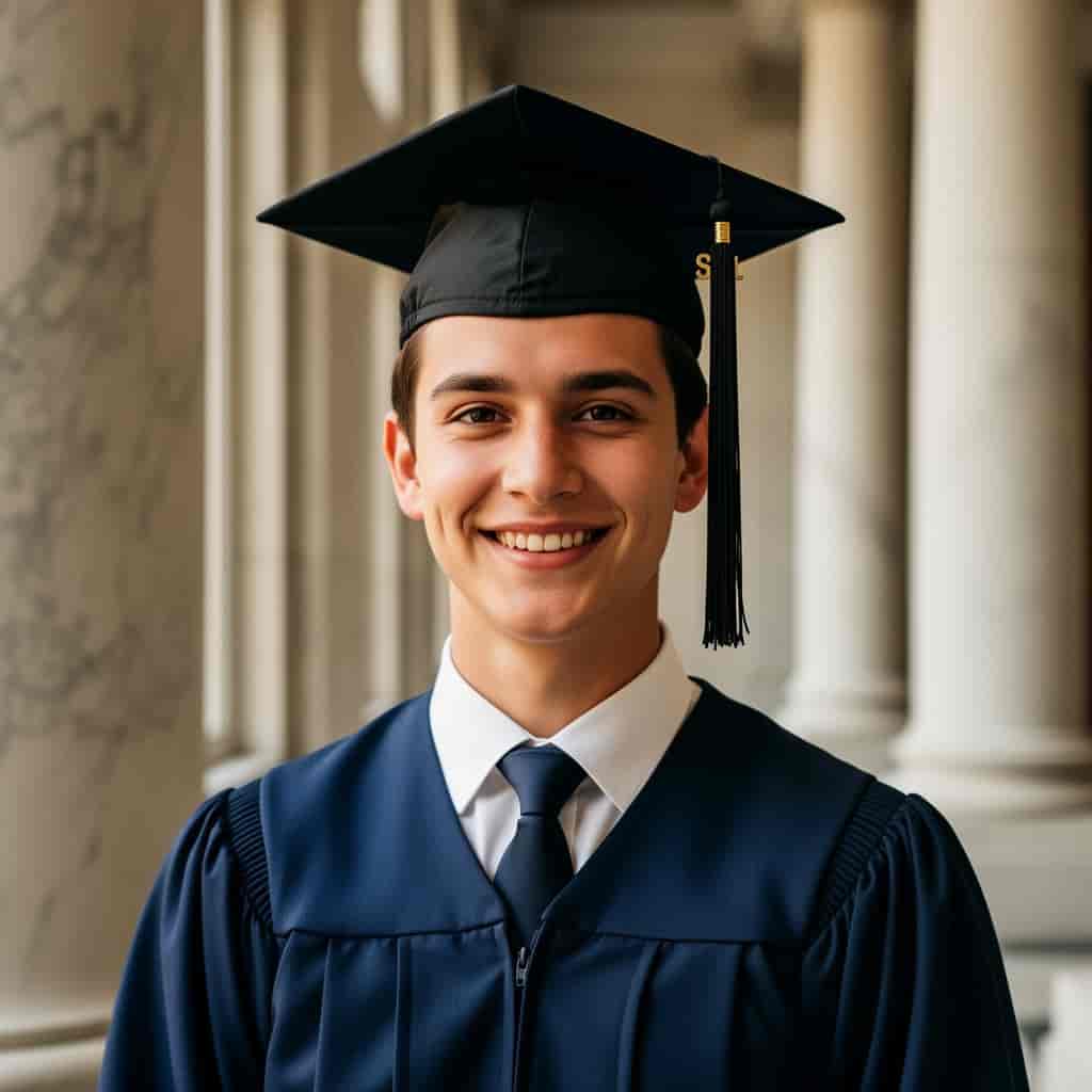 Graduation Ceremony example generated with Flux 2 Flex