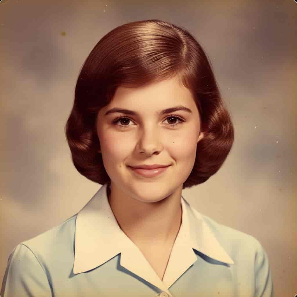 Vintage Yearbook example generated with Flux 2 Flex