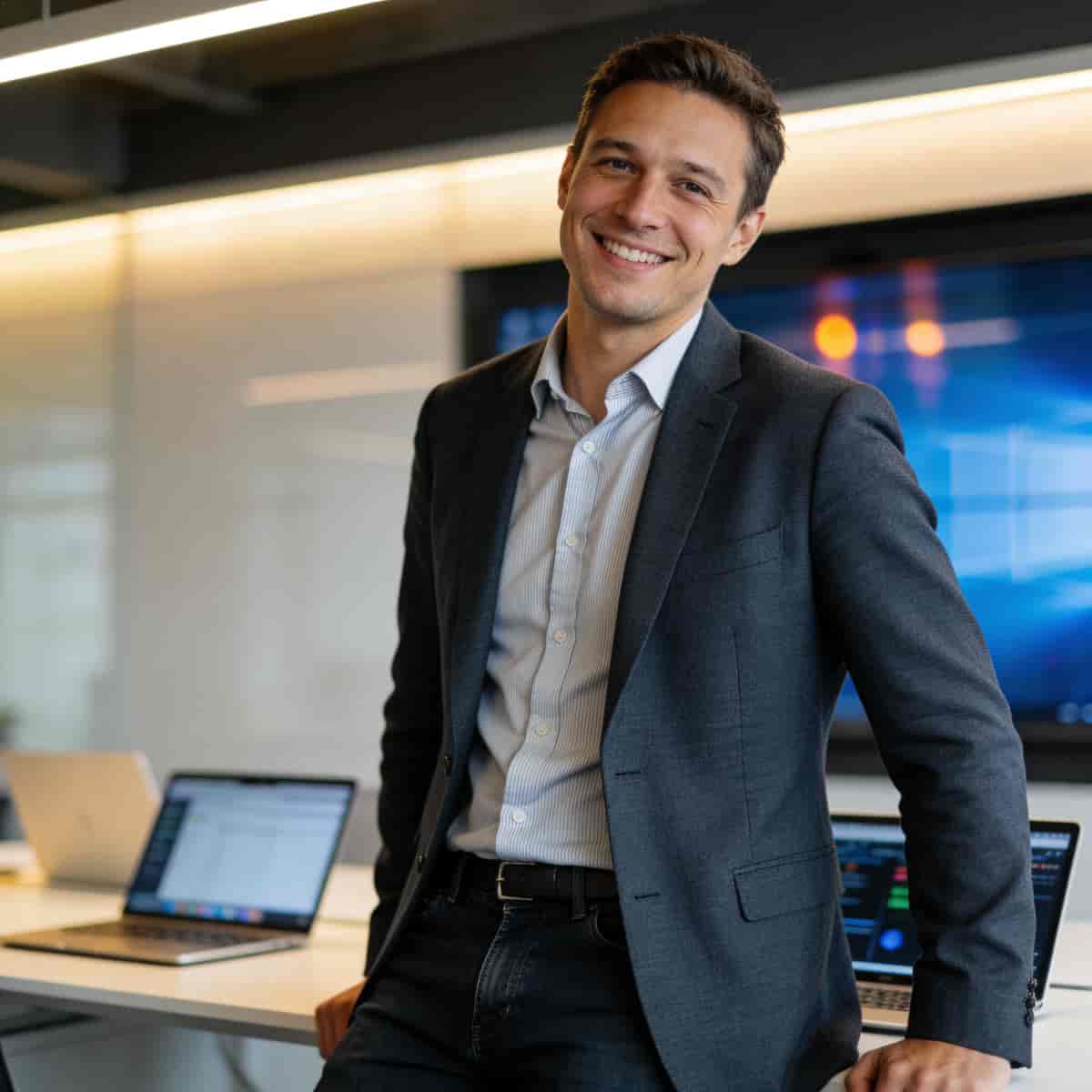 Tech Professional headshot generated with ByteDance SeeDream v4.5