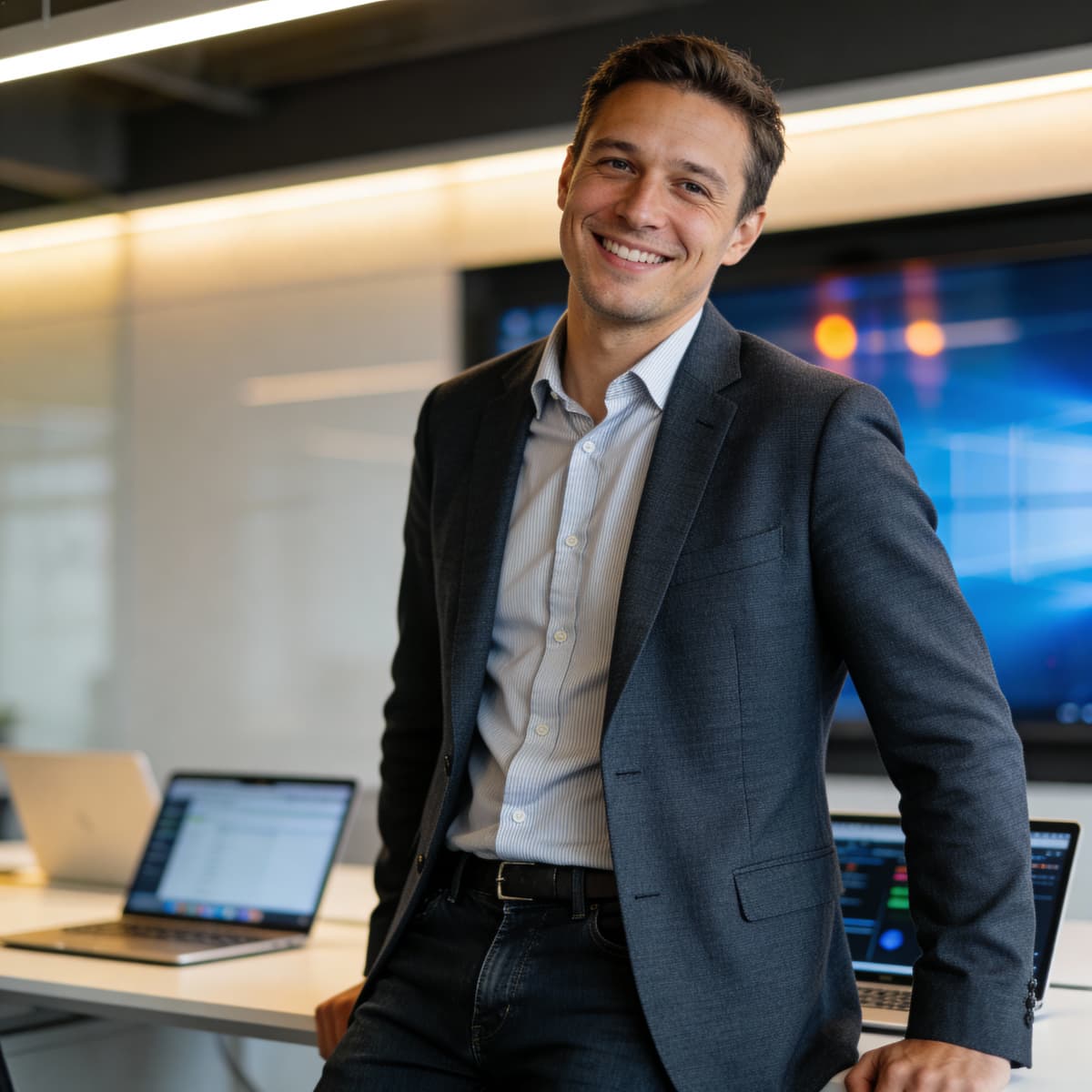 Tech Professional headshot generated with ByteDance SeeDream v4.5