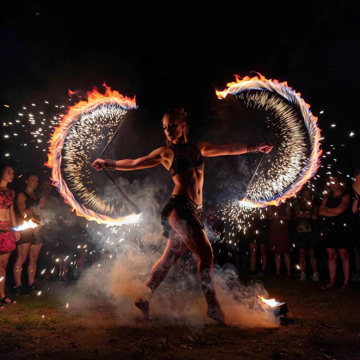 Fire Dancer example generated with ImagineArt 1.5