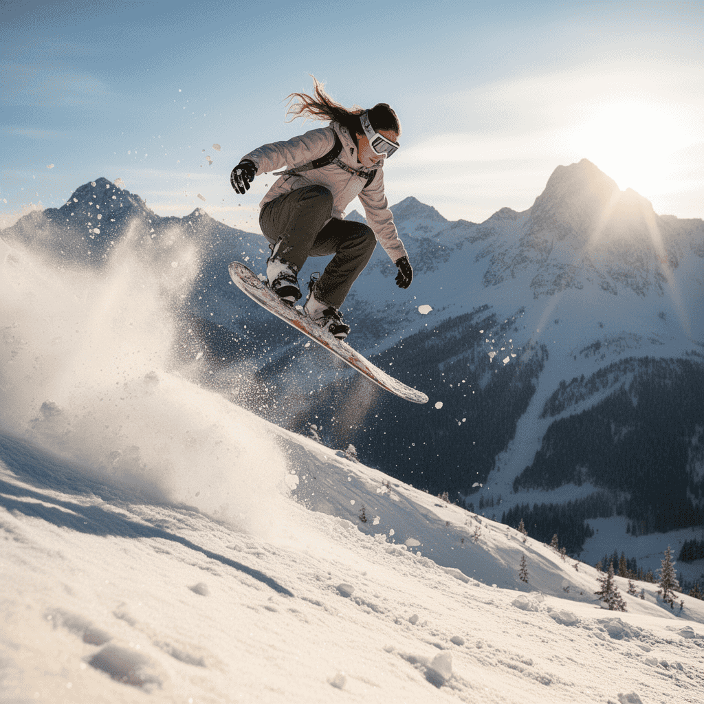 Snowboarding example generated with Flux 2