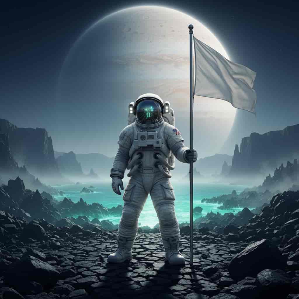 Planetary Landscape example generated with Flux 2 Flex