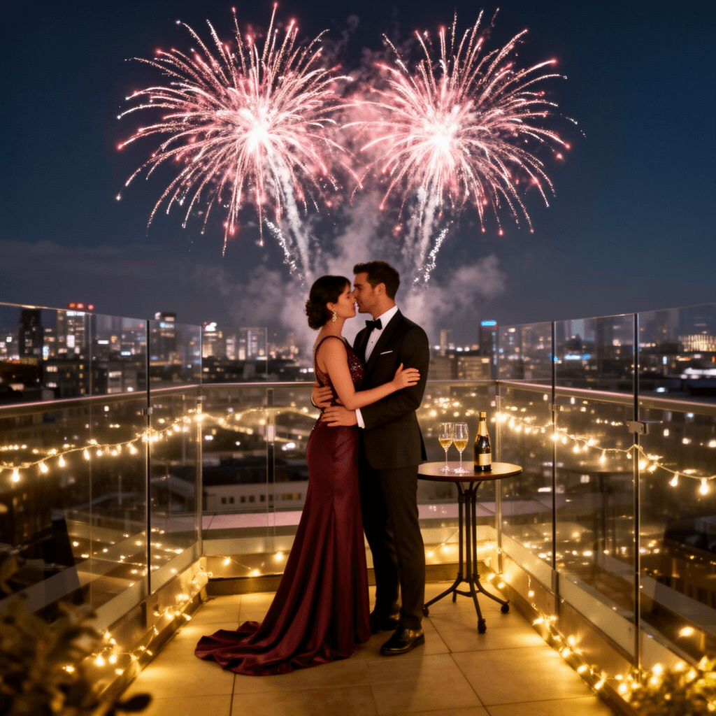 Rooftop Party example generated with Flux 2