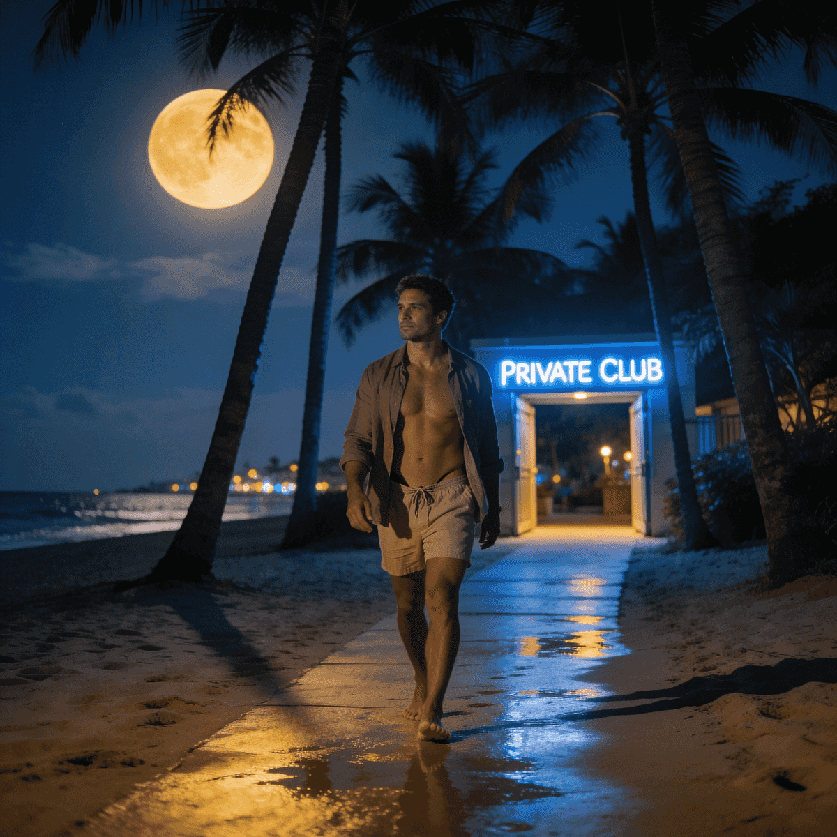 Beach Club example generated with ByteDance SeeDream v4.5