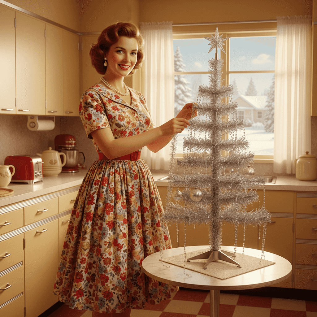 1950s Christmas example generated with Nano Banana