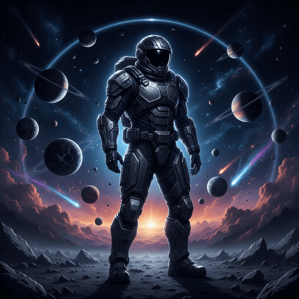 Space Explorer example generated with Nano Banana