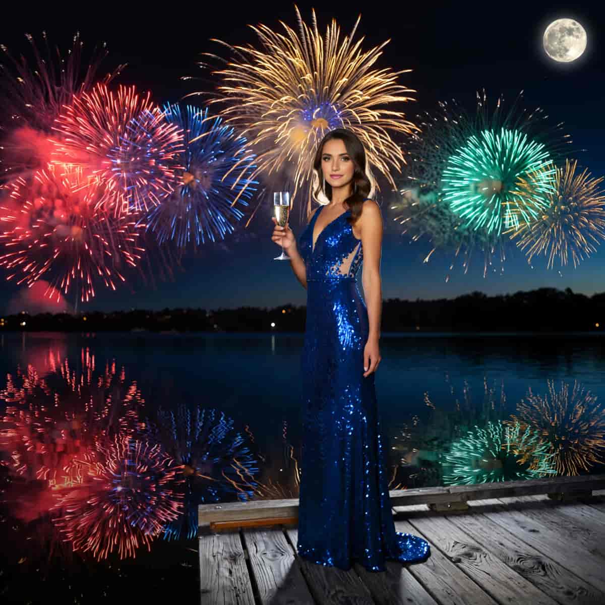 Fireworks example generated with ImagineArt 1.5