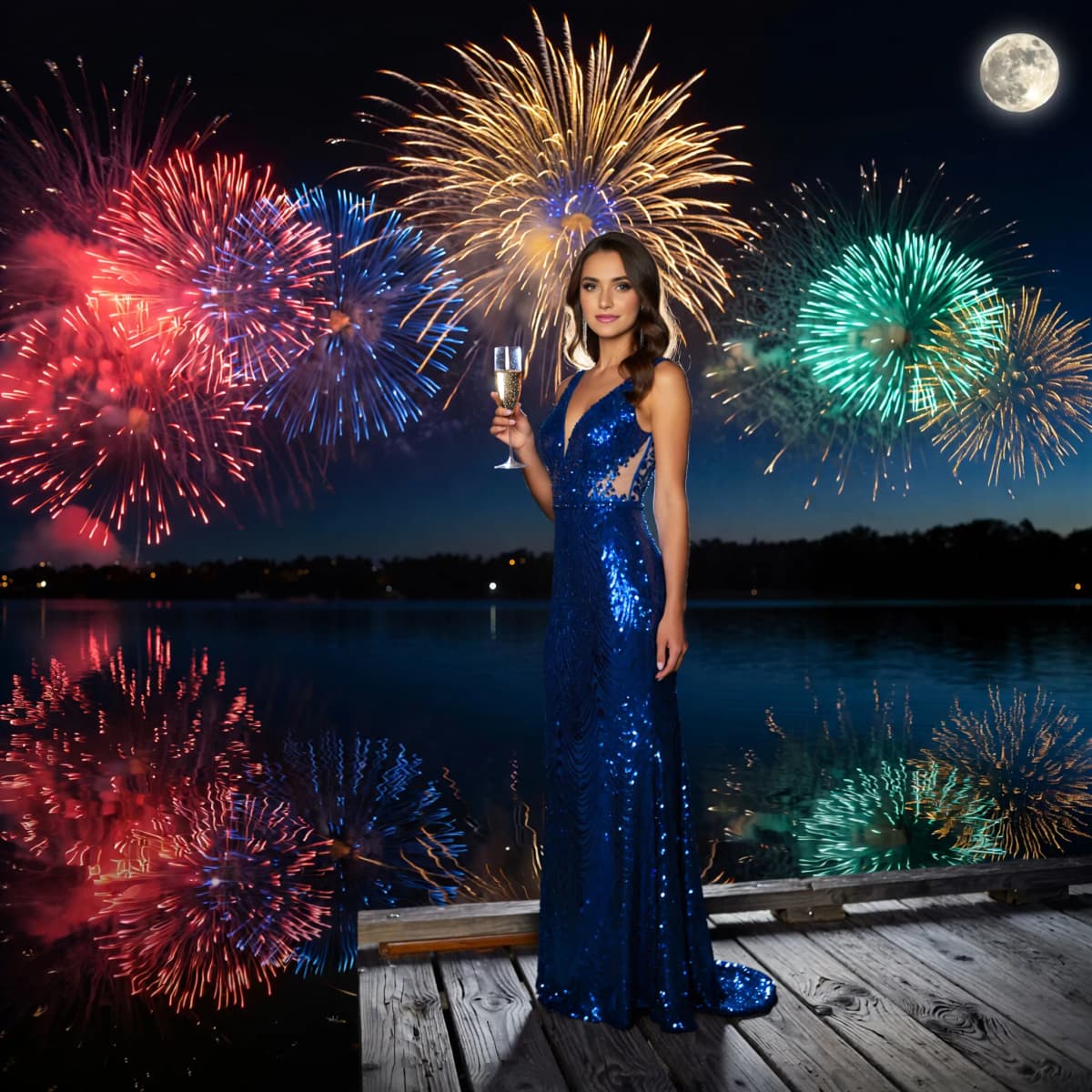 Fireworks example generated with ImagineArt 1.5