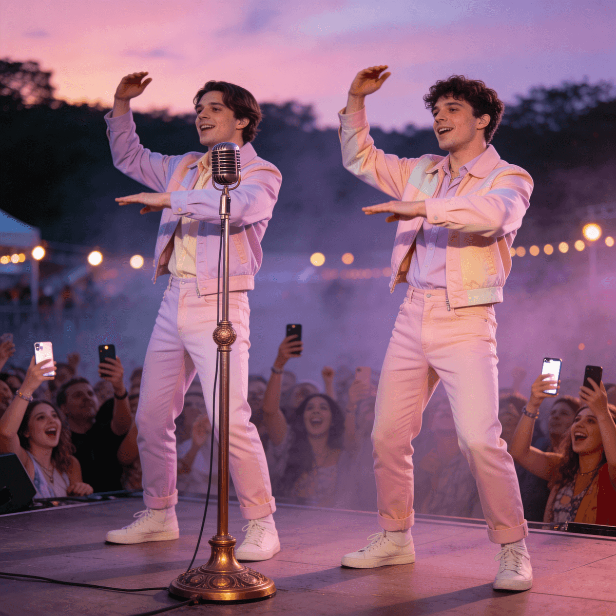 Music Festival example generated with ByteDance SeeDream v4.5