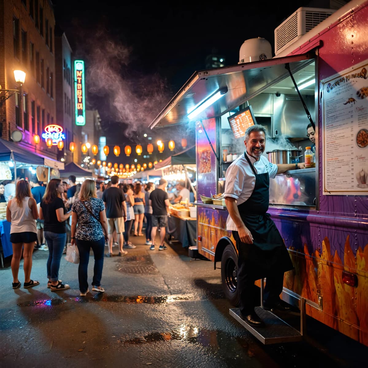 Urban Life example generated with ImagineArt 1.5