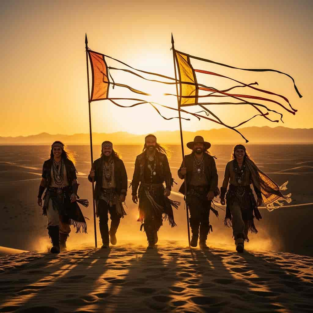 Desert Tribal example generated with Flux 2 Flex