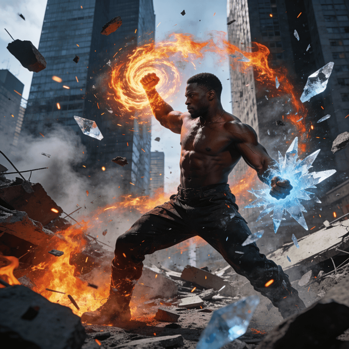 Elemental Powers example generated with ByteDance SeeDream v4.5