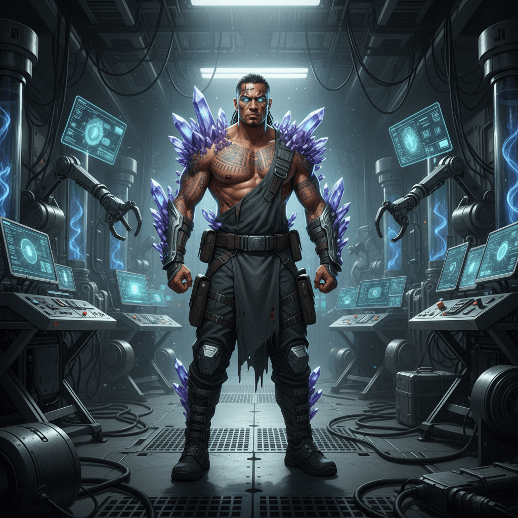 Mutant Hero example generated with Nano Banana