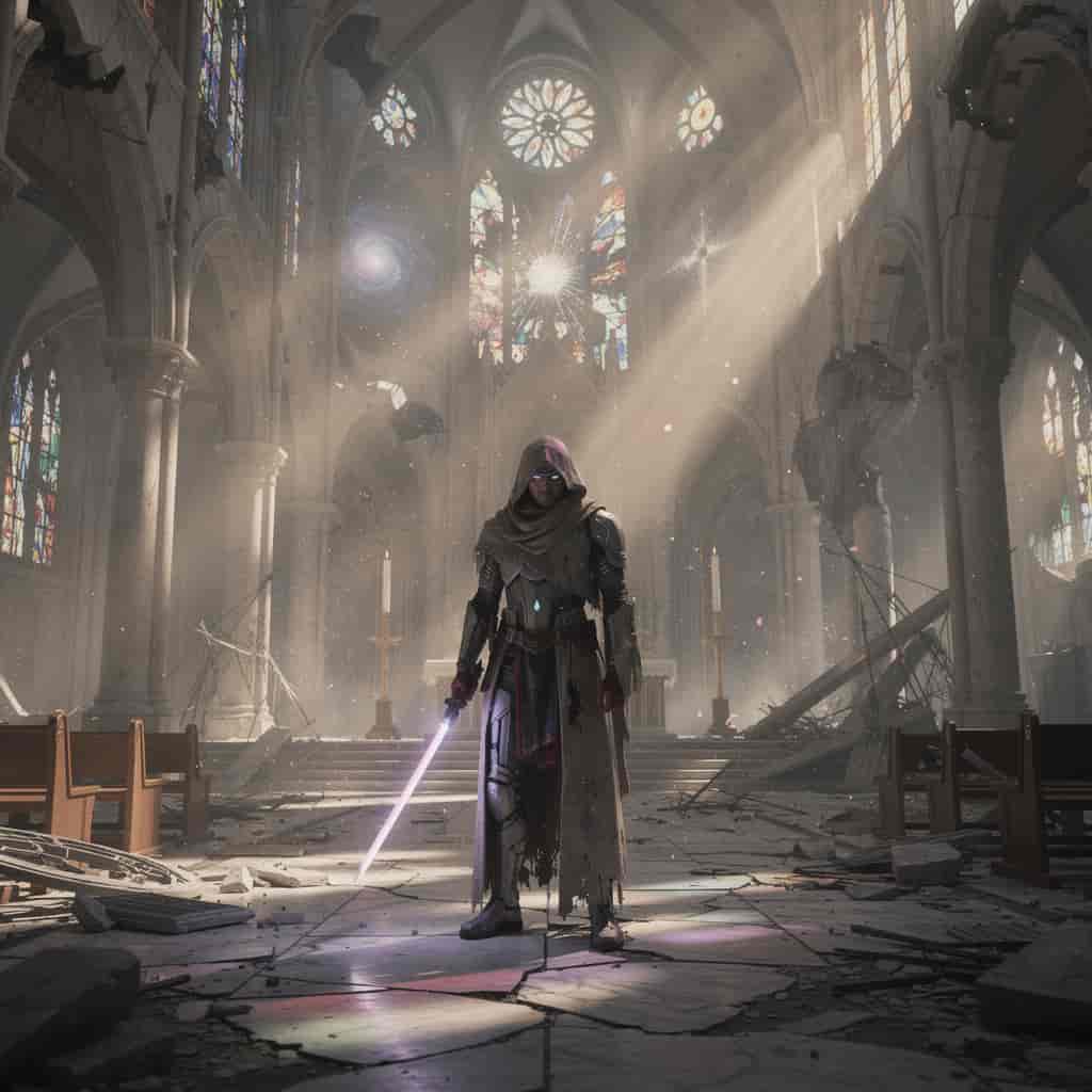 Jedi example generated with Flux 2 Pro