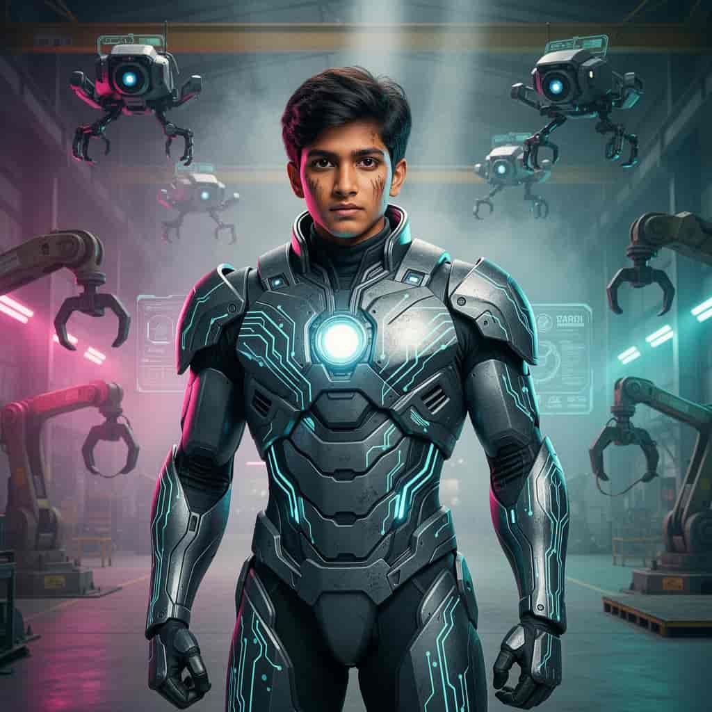 Tech Armor example generated with Flux 2 Flex