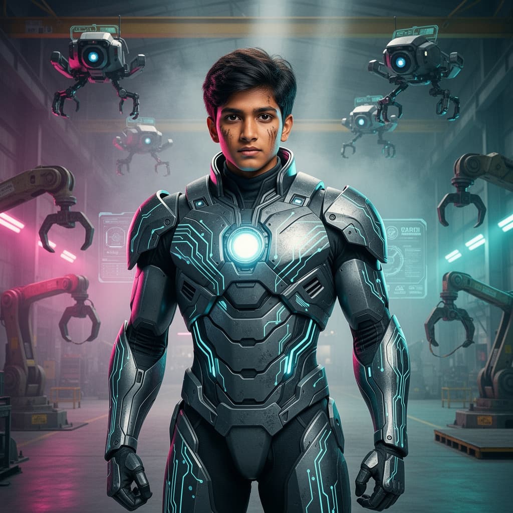 Tech Armor example generated with Flux 2 Flex