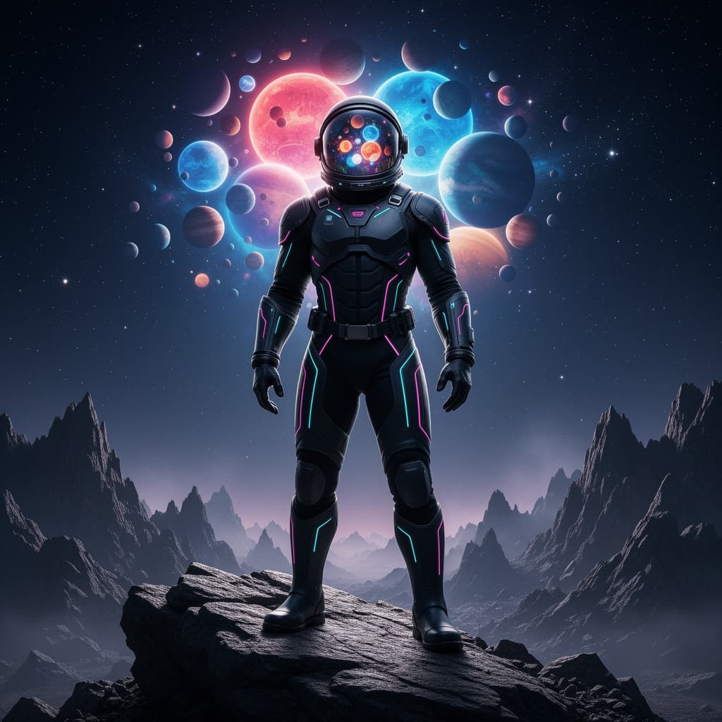 Space Explorer example generated with Flux 2 Flex