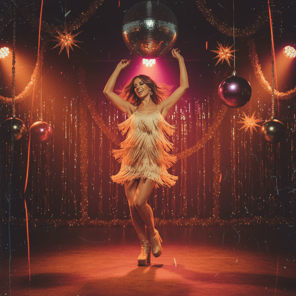 Retro Party example generated with Nano Banana