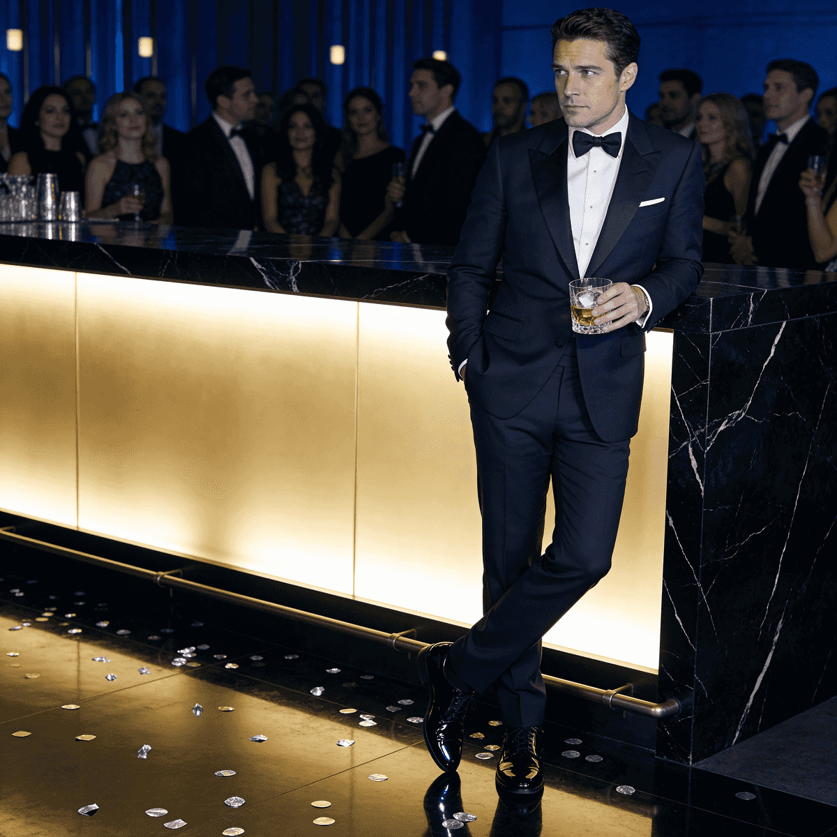 Gold & Black example generated with ByteDance SeeDream v4.5