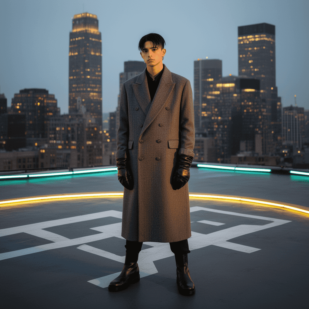 High-End Fashion example generated with Flux 2