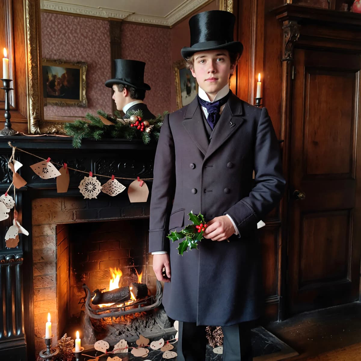 Victorian Holiday example generated with ImagineArt 1.5