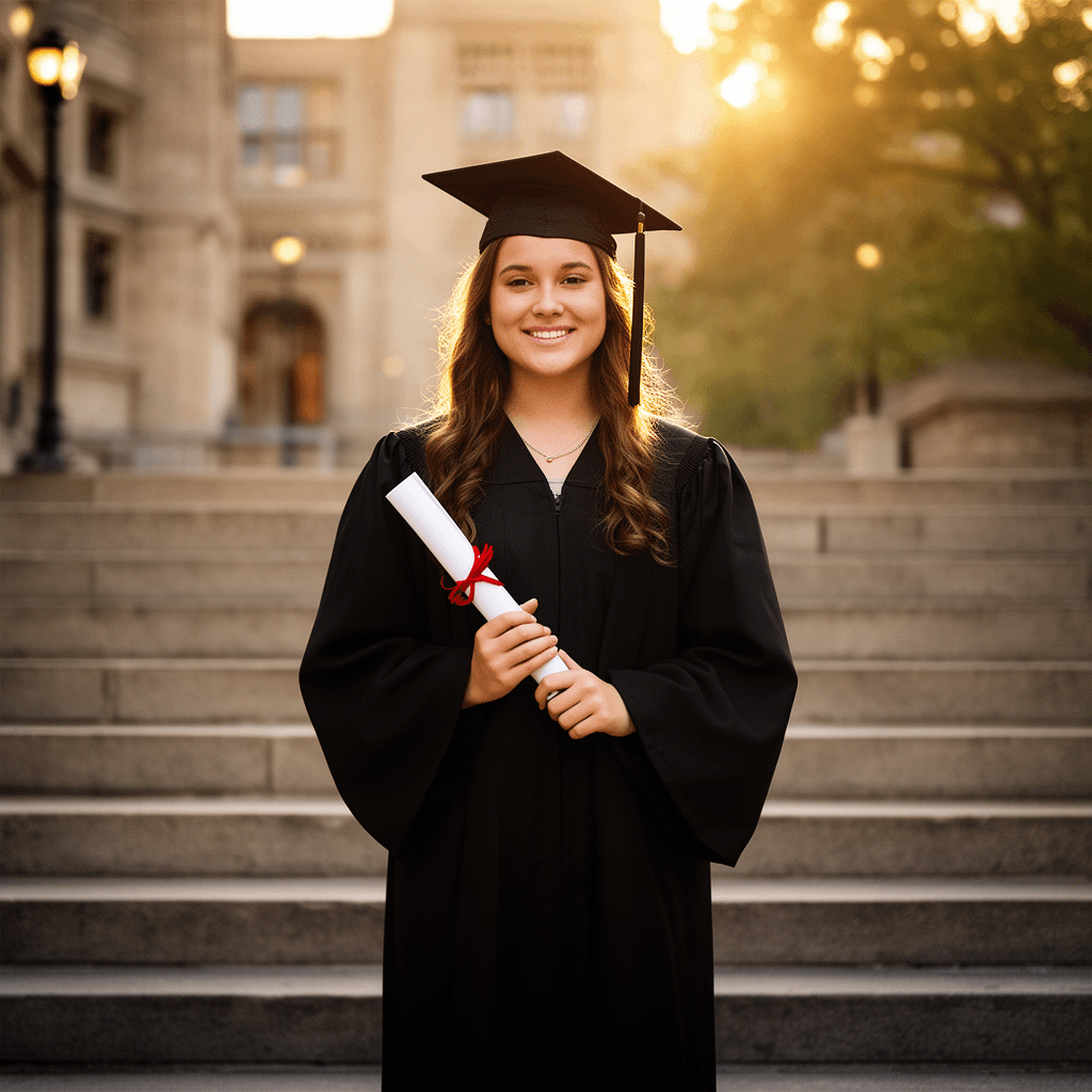 Graduation Ceremony example generated with Flux 2