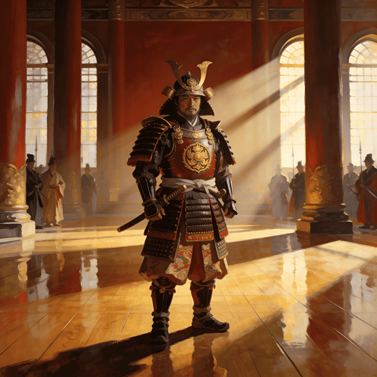 Feudal Japan example generated with ByteDance SeeDream v4.5