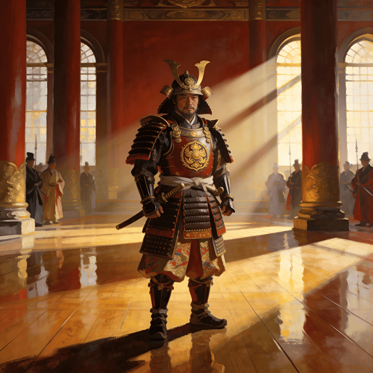 Feudal Japan example generated with ByteDance SeeDream v4.5