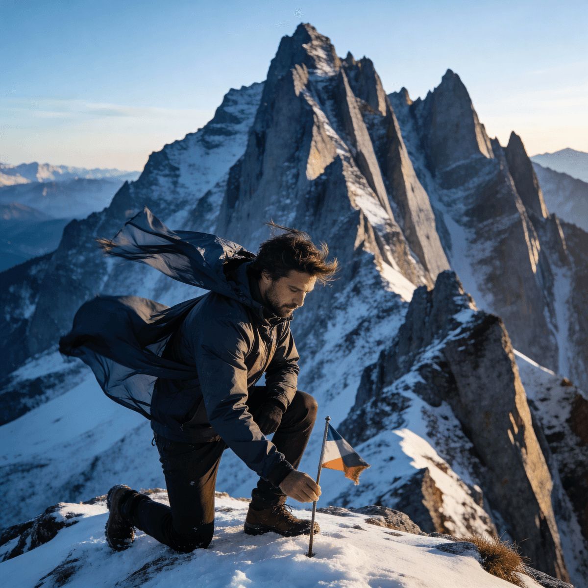 Mountain Peak example generated with ByteDance SeeDream v4.5