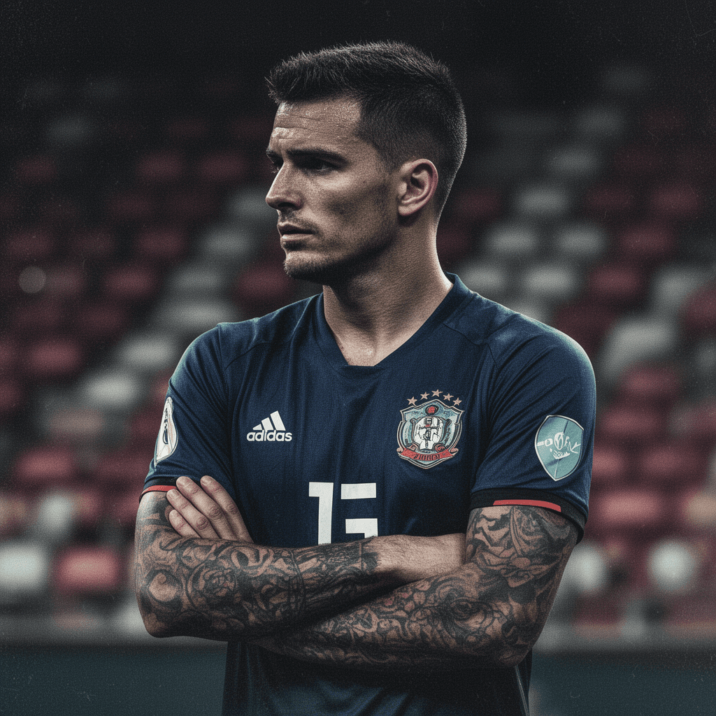 Soccer Star example generated with Flux 2