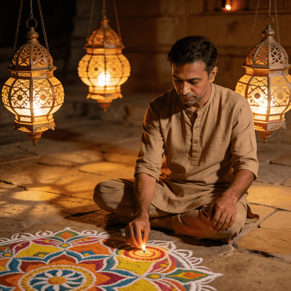 Traditional example generated with ByteDance SeeDream v4.5