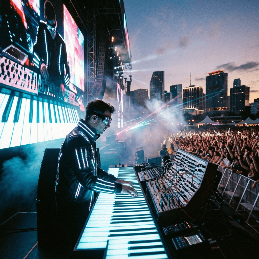 Music Festival example generated with Nano Banana Pro