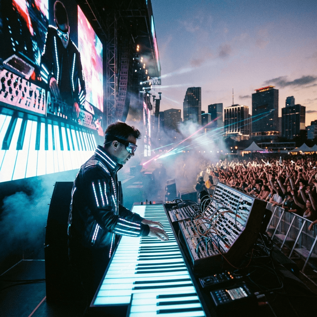 Music Festival example generated with Nano Banana Pro