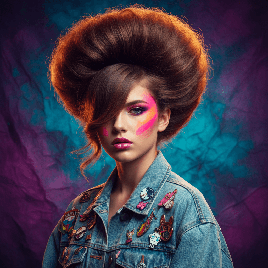 Big Hair example generated with Nano Banana