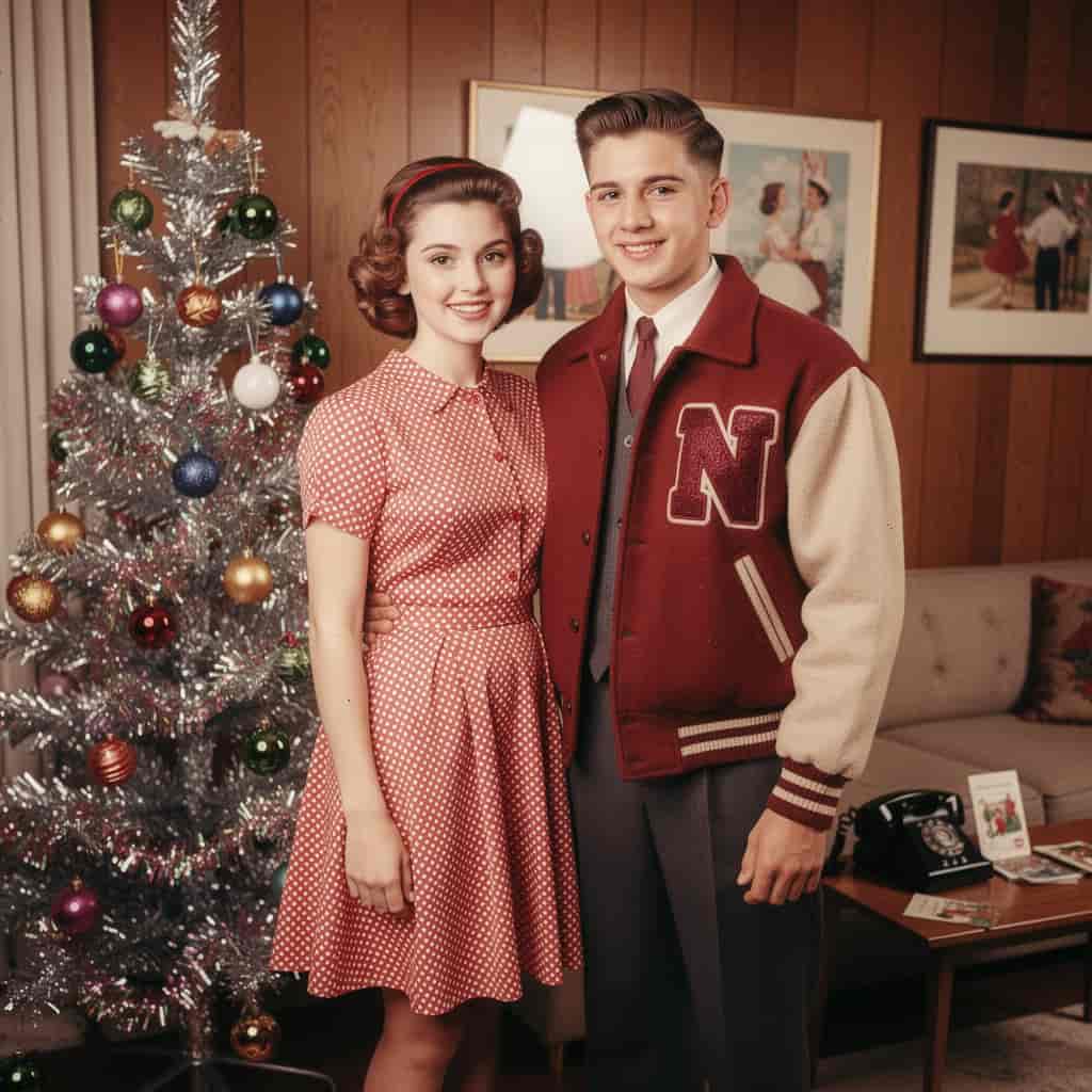 1950s Christmas example generated with Flux 2 Pro