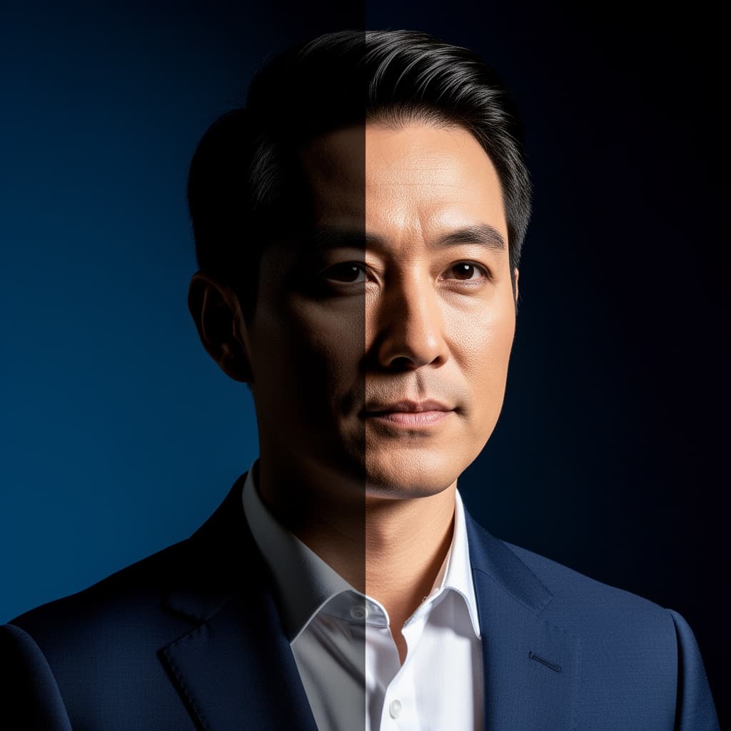 Studio Portrait example generated with Flux 2 Flex