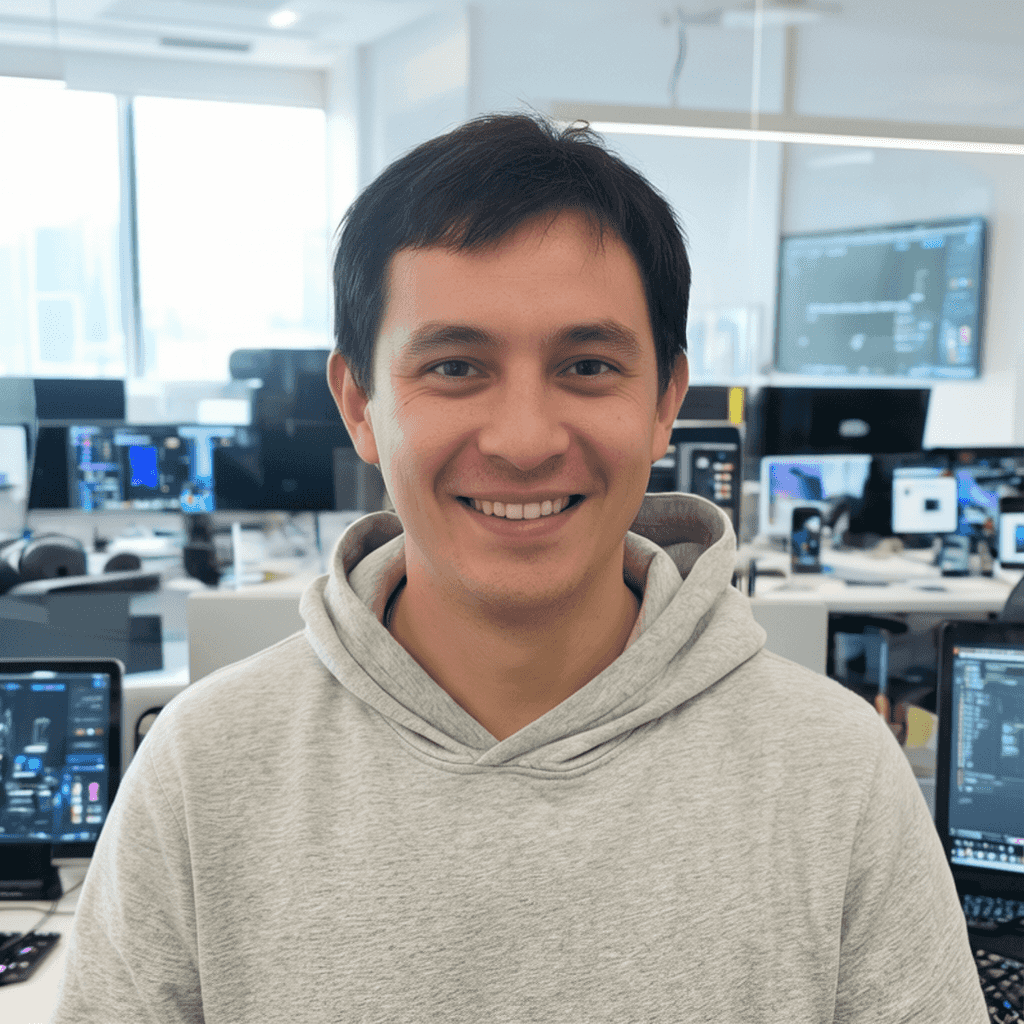 Tech Professional headshot generated with Flux 2 Realism