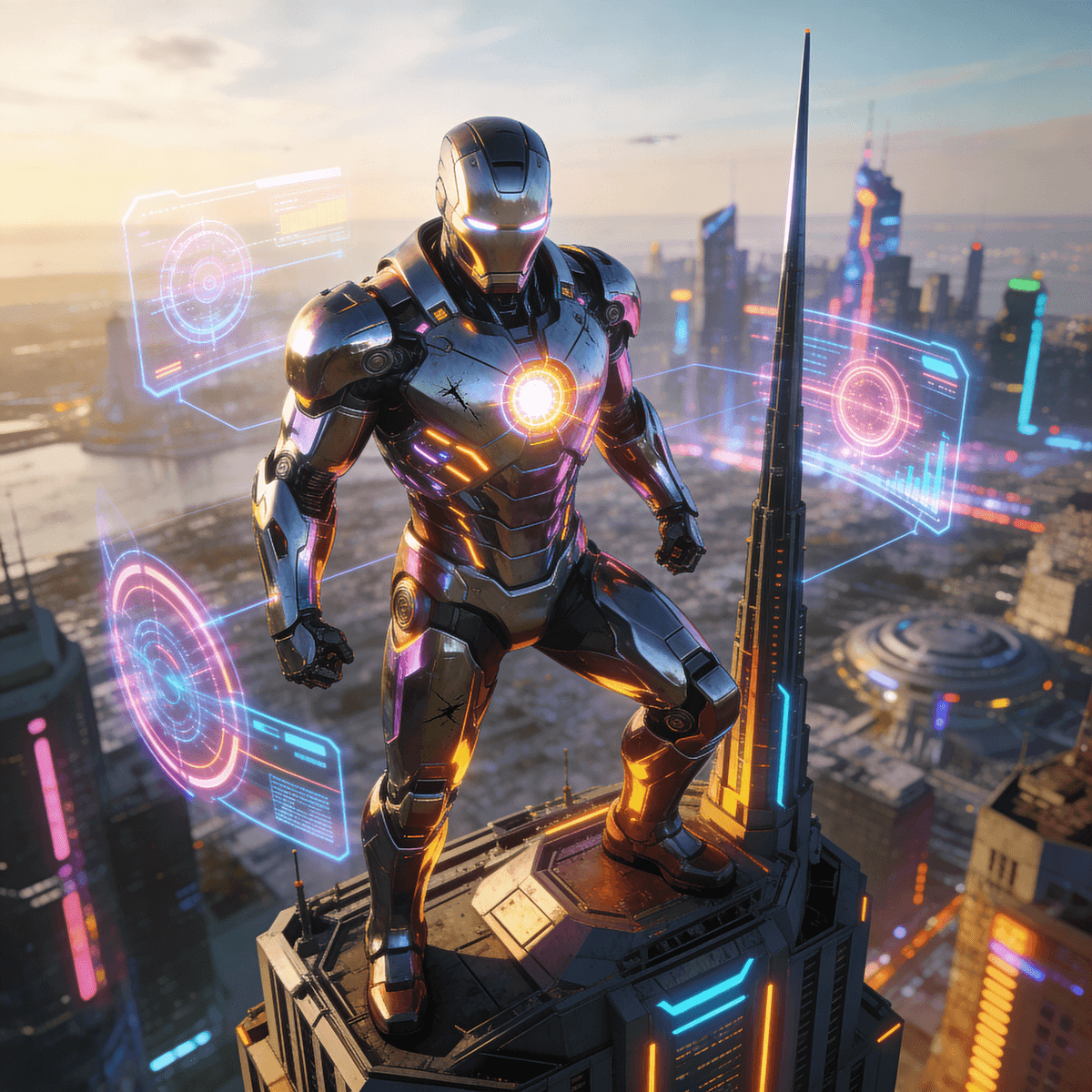 Tech Armor example generated with ByteDance SeeDream v4.5