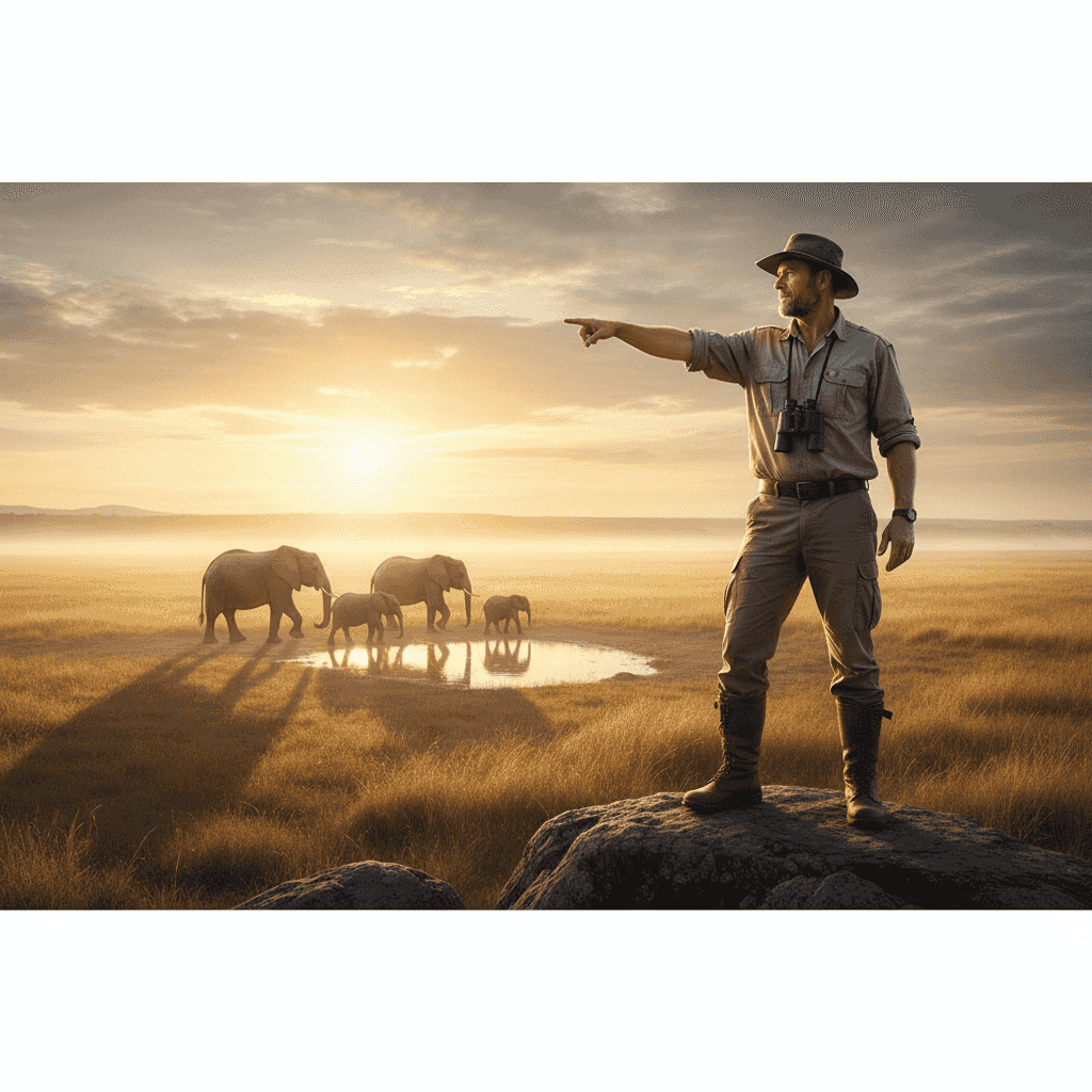 Safari Adventure example generated with Nano Banana