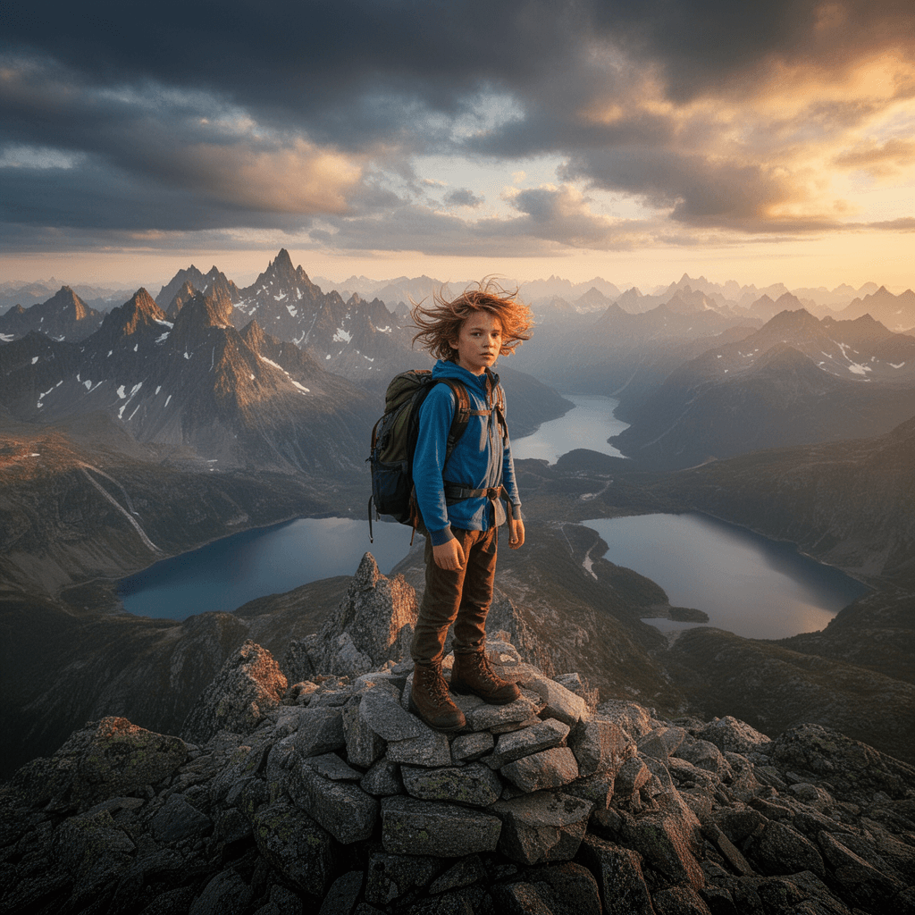 Mountain Peak example generated with Flux 2