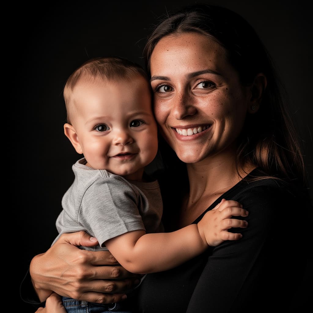 Studio Portrait example generated with Flux 2 Pro