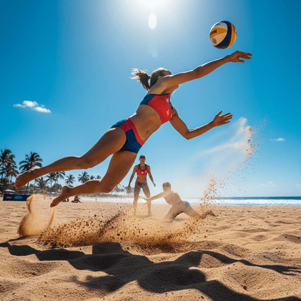 Beach Sport example generated with Nano Banana