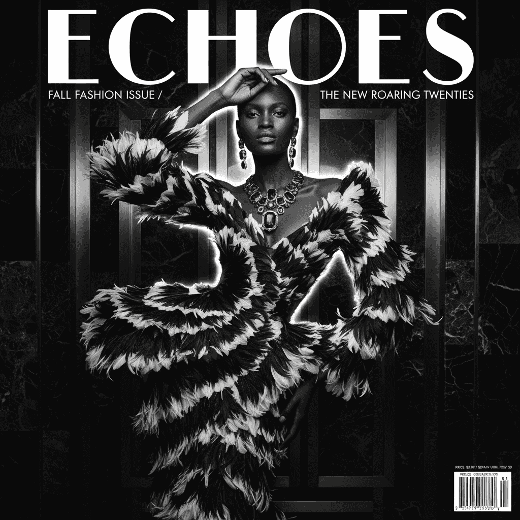 High-End Fashion example generated with Nano Banana