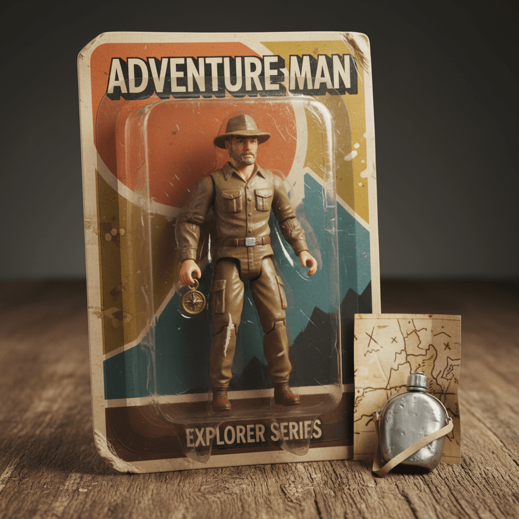 Vintage Packaging example generated with Nano Banana